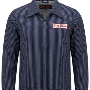 Men's Firestone Blue Striped Jacket - New with Tag